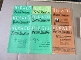 Vintage Motion Picture Herald Better Theatres Magazine Lot of 8 Magazines    8 - £285.73 GBP