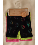 Sweet Attitude Girls' 3 Piece Shorts Black, Neon Green &amp; Pink Size - 4 - $9.99