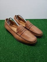 Men&#39;s Allen Edmonds Rapallo Loafer Size 9 D Brown Leather Penny Loafer - $37.01
