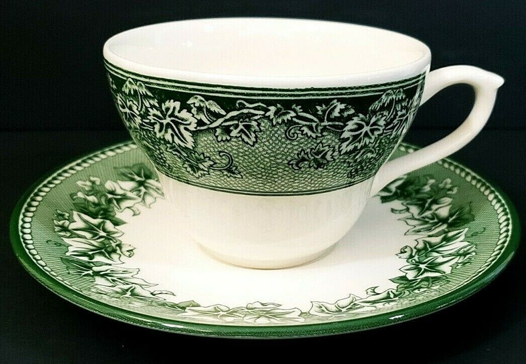 Josiah Wedgwood and Sons Kent Regency Cup &amp; Saucer Look Williams Sonoma ... - $8.59