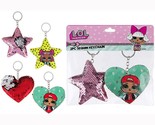 LOL Surprise Sequin Key Chain Birthday Party Favors 2 Pc Stocking Stuffe... - $6.95