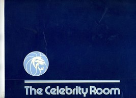 Celebrity Room Dinner Menu Mac Davis Gabriel Kaplan MGM Grand 1980&#39;s - £34.49 GBP