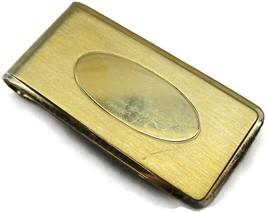 Gold Tone Engravable Money Clip Card Cash ID Holder - £19.35 GBP