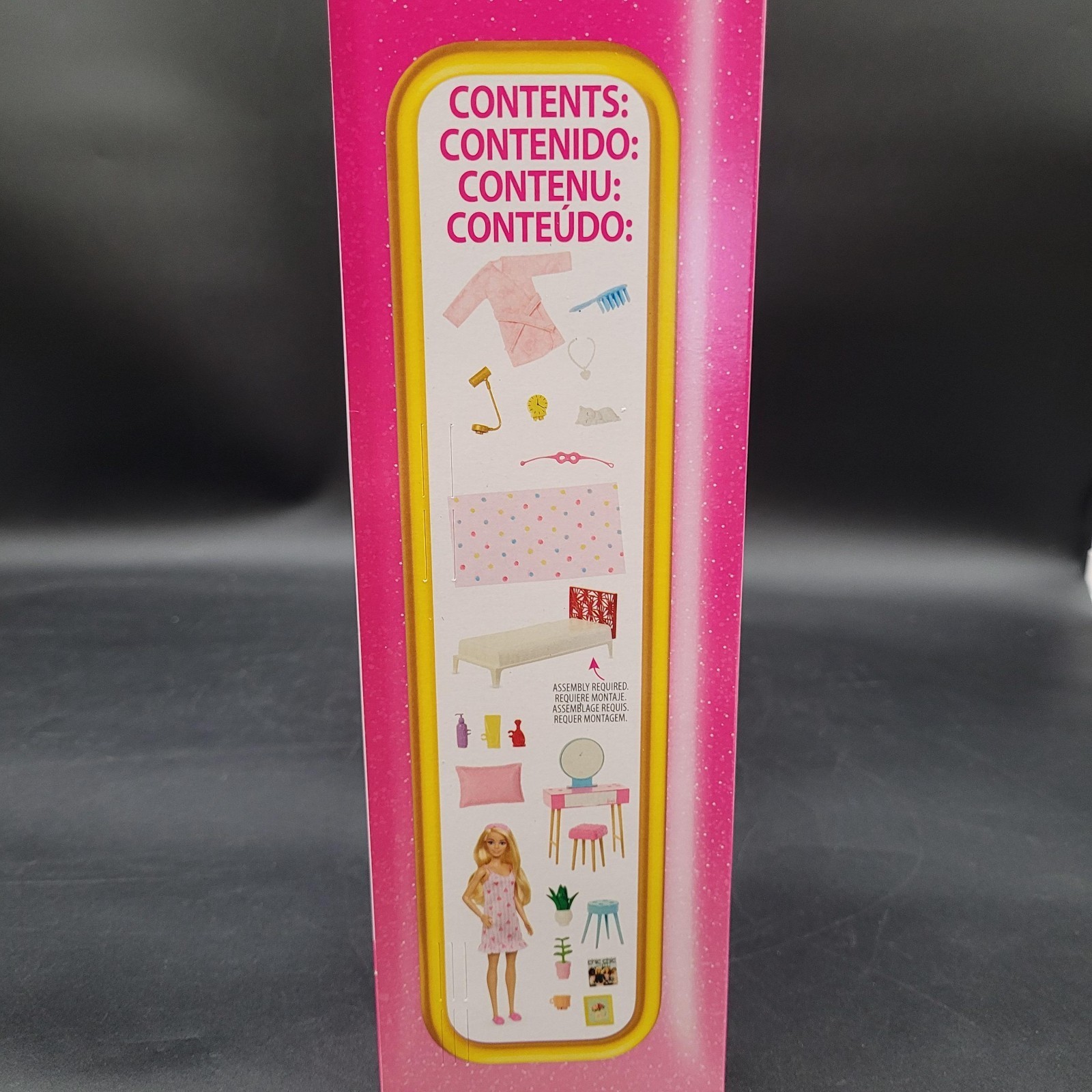 Barbie Doll and Bedroom Playset, Barbie Furniture with 15+ Storytelling Pieces Item image 5