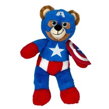 Build A Bear Marvel Captain America With Shield 17&quot; Sound Box - £18.20 GBP