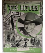 TEX RITTER / ORIGINAL 1944 SONG FOLIO / SOUVENIR PROGRAM - VG CONDITION - $27.40 CAD