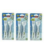 Playtex Toy Story Utensils Set Shallow bowl on spoon makes removing food... - £6.24 GBP+