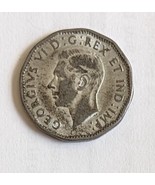 1944  Canada 5 Cent Georgivs VLD G REX ET IND IMP Commemorative Steel - £3.88 GBP