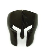 Stainless Steel Black Spartan Helmet Ring Size 11 - $22.99