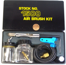 Harborside Freight Air Brush Kit Model 1500 Taiwan in Black Plastic Case... - $17.95