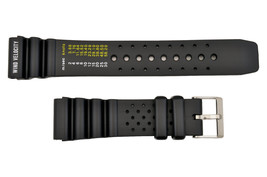 22mm Divers Watch Band Plastic Fits CITIZEN  wind velocity  Watches STRAP - $14.95