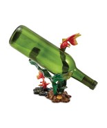 Bejeweled Crystal &amp; Enameled Fish &amp; Reef Wine Bottle Holder - $189.99