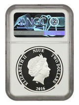 Niue: 2016 Star Wars Darth Vader $2 NGC Proof 69 UCAM (With Box and COA) - £164.38 GBP