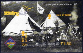 ZAYIX Isle of Man 1188d MNH Manx Scouts Jamboree Emblem 061223SM170M - £8.49 GBP