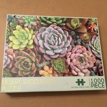 Desert Succulents 1000 Piece Jigsaw Puzzle for 12+ RMS 27&quot;x 21.5&quot; New - £16.03 GBP