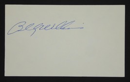 Billy Williams Hand Signed Autographed 3x5 Index Card Chicago Cubs HOF - £13.62 GBP