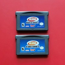 Game Boy Advance Sports Illustrated For Kids Baseball &amp; Football Lot 2 GBA Games - £7.44 GBP