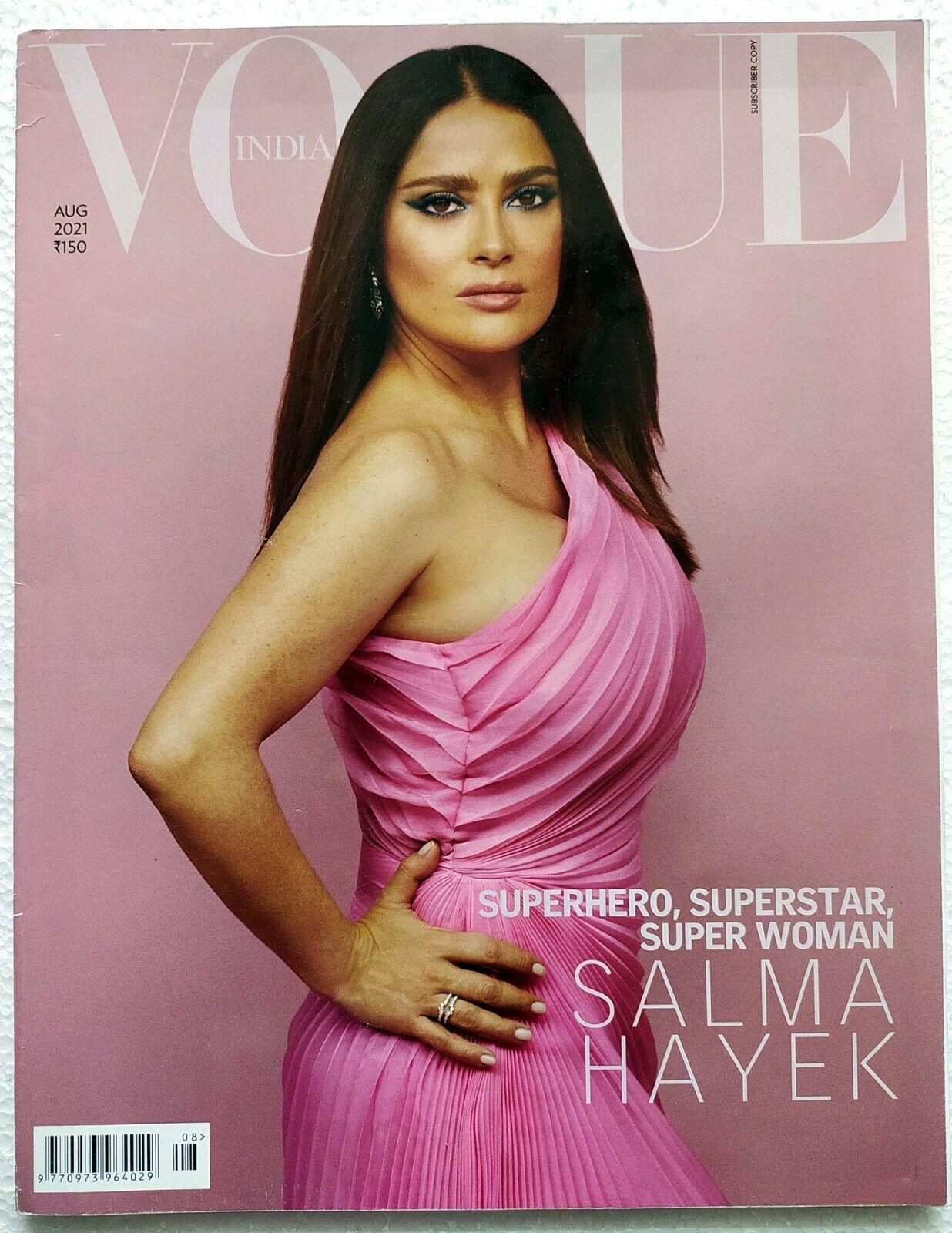 VOGUE India Aug 2021 Salma Hayek Pooja Bhatt Deepika Padukone Kate Winsl... - $15.99