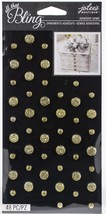 Jolee&#39;s Boutique Bling Embellishments Gold Circle Gems - £7.02 GBP