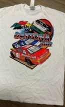 1994 Daytona 500 T-Shirt Double Sided - NASCAR - Men&#39;s XL - White 90s - $39.55
