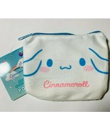 Sanrio Cinnamoroll Soft Terry Cloth Zipper Pouch - 5&quot;x4&quot; - New with Tags - £6.27 GBP