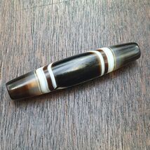 Antiguo ojo natural yemení ágata vintage de Oriente Medio ágata abalorio... - $38.96