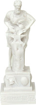 Greek god Hephaestus/vulcan god of fire &amp; artisan alabaster statue 16cm/6,2 - £23.95 GBP