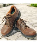 Florsheim Comfortech Steel Toe Brown Leather Shoe Women&#39;s 7W ASTM #F2413-05 - $438.75 MXN