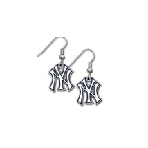 Siskiyou MLB Team Logo Hypoallergenic Dangle Earrings (New York Yankees) - $15.84