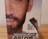 Just for Men Mustache &amp; Beard #M-55 REAL BLACK Brush-In Hair Color Lot of 3 - $34.99