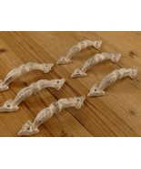 6 Cast Iron Barn Gate Pulls Door Handles 5 3/4&quot; Drawer Pulls Distressed ... - €19,00 EUR