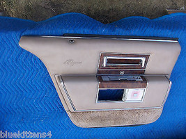 1990 CADILLAC BROUGHAM LEFT REAR TAN DOOR PANEL OEM USED D&#39;ELEGANCE  199... - £224.83 GBP