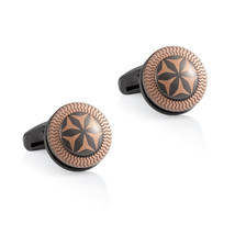 Geometric Pattern Cufflinks - $361.50 MXN
