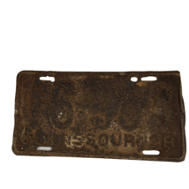 1938 Missouri License Plate Rat Rod Street Rod Truck Shop Art Rough Rat - £12.06 GBP