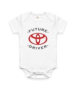 Rare New Future Toyota Driver Baby Funny Bodysuit Onesie Romper (0-3 Mon... - $19.92