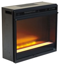 Entertainment Accessories - Black - Fireplace Insert Glass/Stone - $214.00