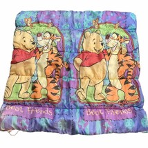 Vintage 90s Winnie the Pooh Sleeping Bag Disney Kids Collectible Retro Camping - £27.69 GBP
