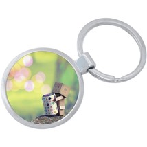 Cute Robot Keychain - Includes 1.25 Inch Loop for Keys or Backpack - £8.60 GBP