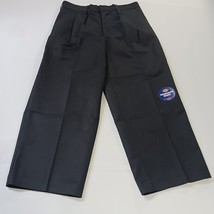 Dickies RN#20697 Boys Black Pleated Front Uniform Pants Size 8H/25W (25×20) image 12