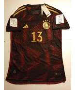 Thomas Muller Germany 2022 World Cup Qatar Match Slim Black Away Soccer ... - $80.00