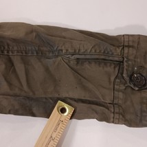 Tommy RN#77806 Women's Green Front Zipper & Buttons Jacket Pockets Size XL image 3