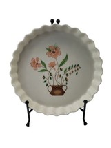 1980 Countryside Stoneware Collection Pie Plate Oven to Table Convenienc... - $25.69