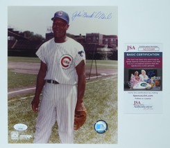 John Buck O&#39;Neil Signed Autographed 8x10 Photo Chicago Cubs Manager HOF JSA COA - £62.26 GBP