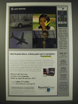 2004 Rosetta Stone Software Ad - With Rosetta Stone, nothing gets lost - £14.73 GBP