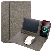 H18-2 15W Fast Charging Wireless Charger Multifunctional Mouse Pad with ... - $19.29