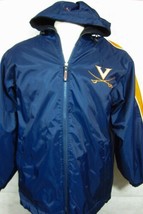 OUTSTANDING NEW UVA Hoos Virginia Reversible Nylon Fleece Colisseum Zip ... - £92.43 GBP