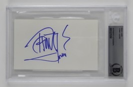 Tommy Chong Signed Autographed Slabbed 3x5 Index Card Comedian Beckett COA - £43.00 GBP