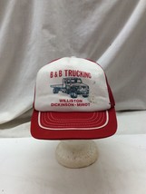 Trucker Hat Baseball Cap Vintage Snapback B&amp;B Trucking Williston Dickins... - £31.59 GBP