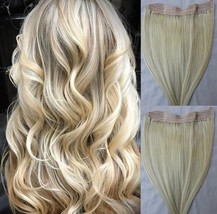 18&quot; 20&quot; 100% Human Hair Extensions, Hairband with invisible wire # 60 - £87.57 GBP+