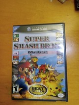 Super Smash Bros Melee Nintendo GameCube Black Label Complete w/ Manual Tested - £65.92 GBP